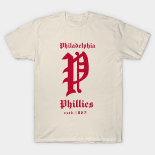 Vintage Phillies Baseball 1883 T-Shirt